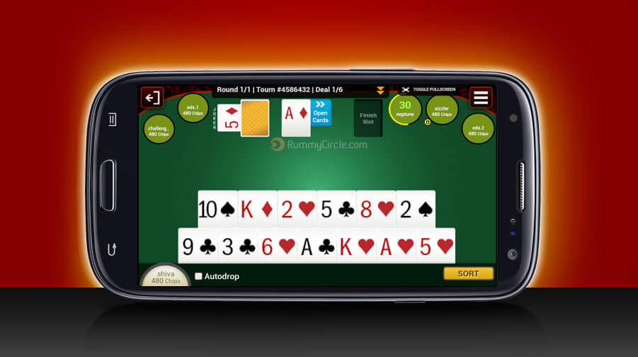 Play Rummy on Mobile App