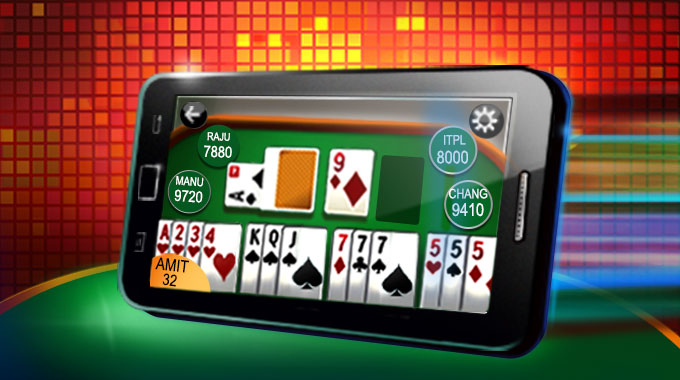 Rummy on mobile