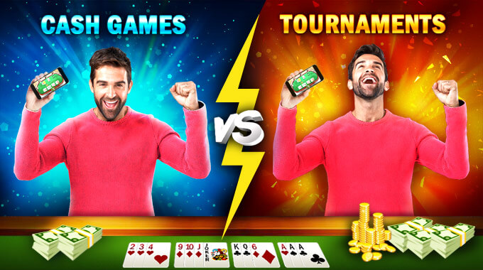 cash vs tournaments in rummy