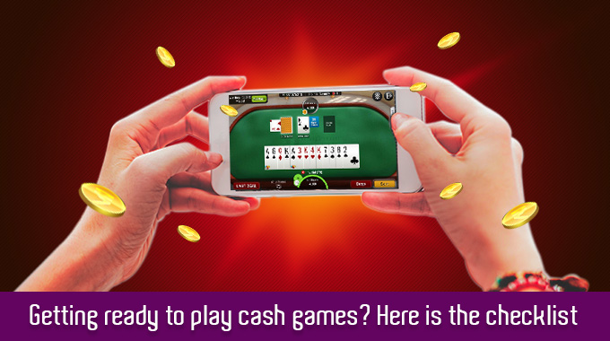 Getting Ready To Play Cash Games? Here Is A Checklist